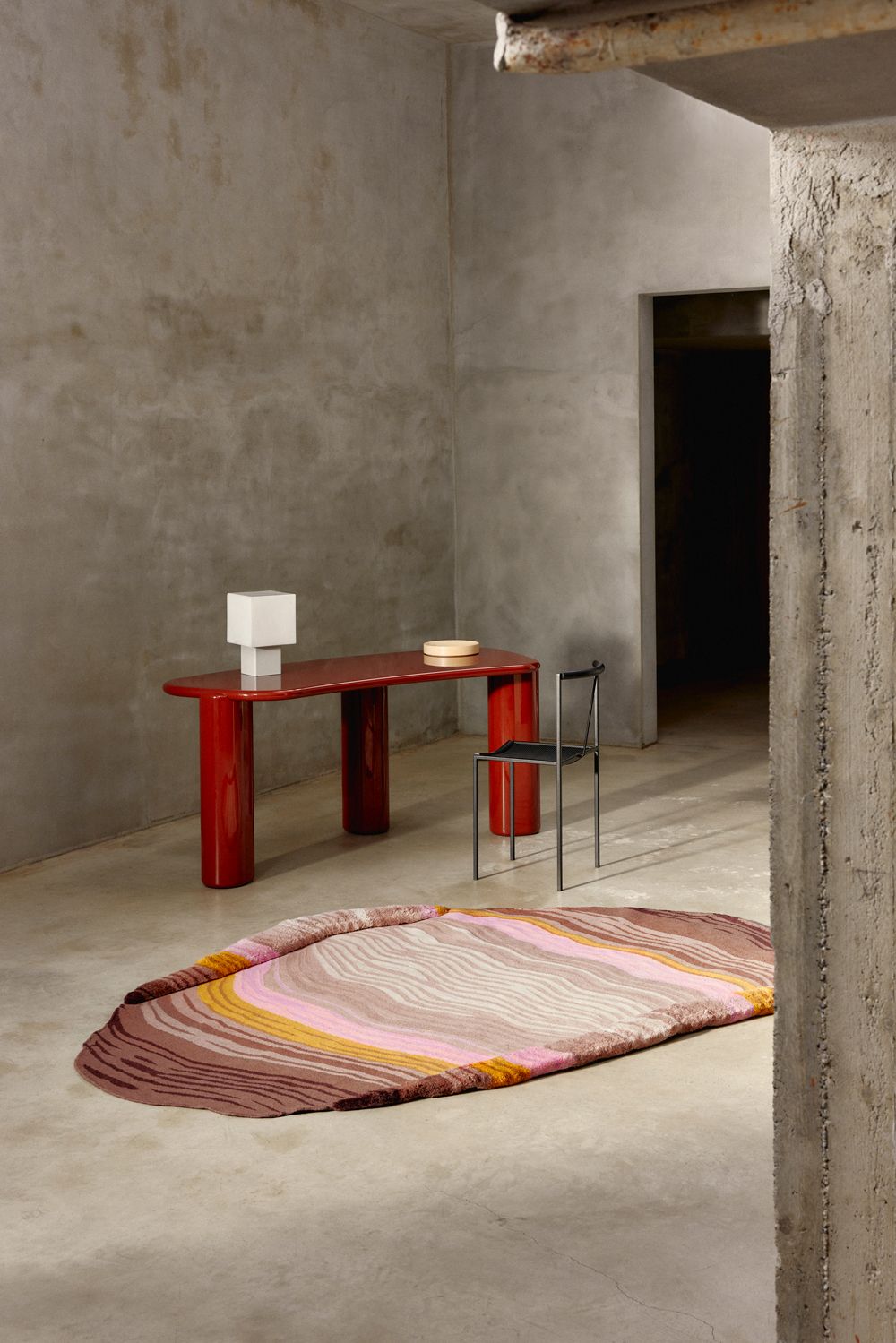 Folds Teppich・Pink Yellow (New)